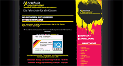 Desktop Screenshot of fahrschule-auerhammer.de